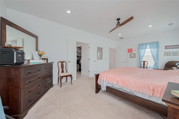 Bedroom, Interior, Recessed Lighting