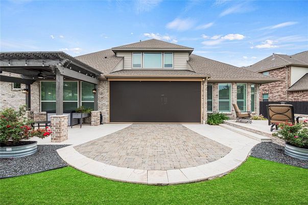 Attached, Exterior, Facade, Brick Facade, Mediterranean