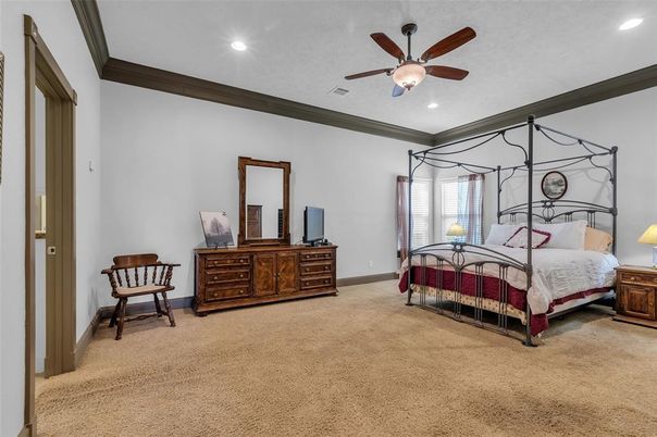 Bedroom, Interior, Recessed Lighting