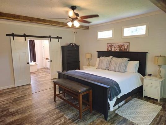 Bedroom, Interior, Wood Texture Flooring