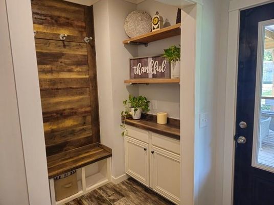 Interior, Wood Texture Flooring, Wooden Walls