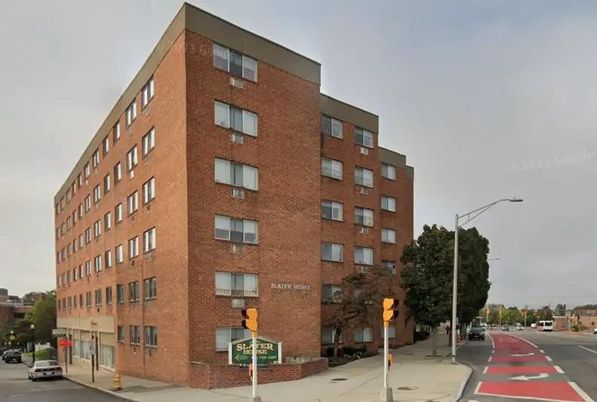 Exterior, Facade, Brick Facade, Condo Building