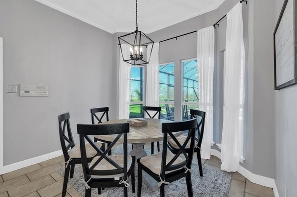 Dining room, Interior, Pendant Lights