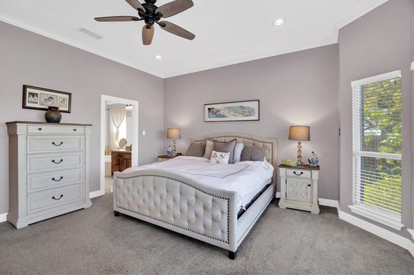 Bedroom, Interior, Recessed Lighting