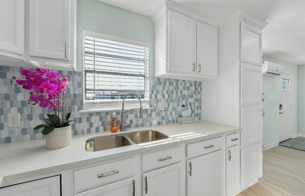 Interior, Kitchen, Wood Texture Flooring