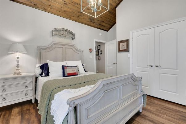 Bedroom, Interior, Wooden Ceilings, Wood Texture Flooring