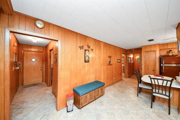 Dining room, Interior, Kitchen, Wooden Walls