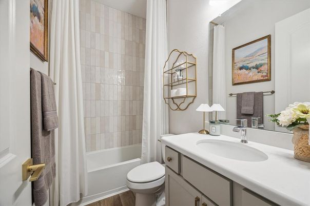 Bathroom, Interior, Wood Texture Flooring