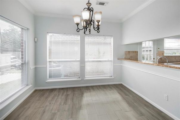 Chandelier, Interior, Wood Texture Flooring