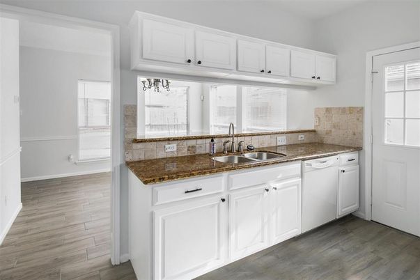 Interior, Kitchen, Wood Texture Flooring