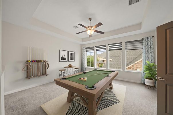 Billiard Table, Game Room, Interior