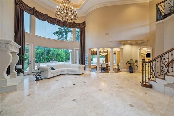 Chandelier, Interior, Recessed Lighting