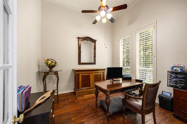 Home Office, Interior, Wood Texture Flooring