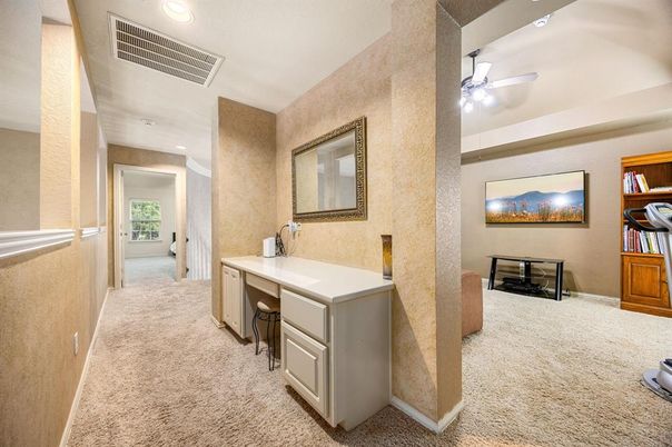 Home Office, Interior, Recessed Lighting