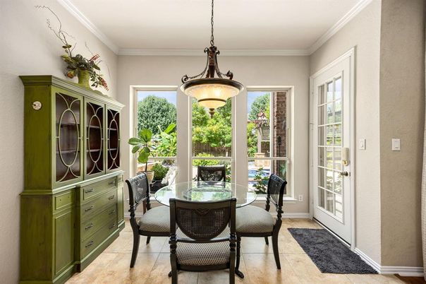 Dining room, Interior, Pendant Lights