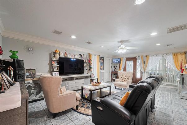 Interior, Living room, Recessed Lighting