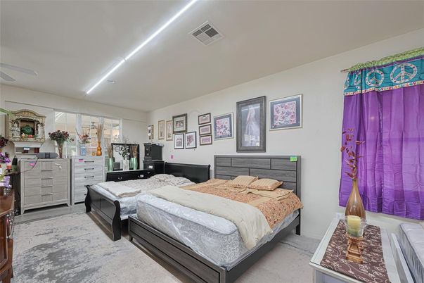 Bedroom, Interior, Recessed Lighting