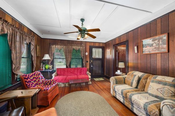 Interior, Living room, Wood Texture Flooring, Wooden Walls