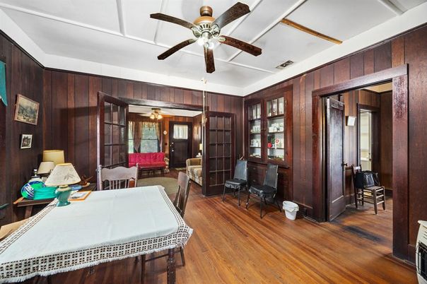 Bedroom, Interior, Wood Texture Flooring, Wooden Walls