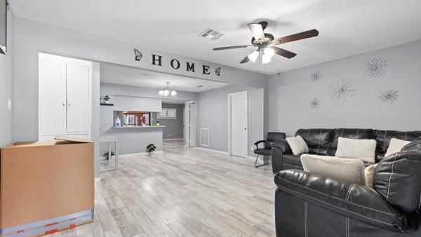 Chandelier, Interior, Kitchen, Living room, Wood Texture Flooring