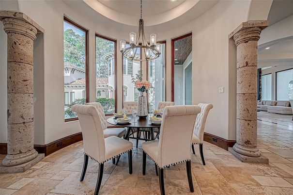 Chandelier, Dining room, Interior, Pendant Lights, Recessed Lighting