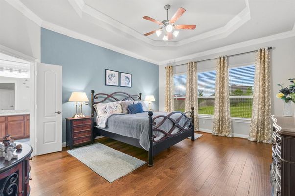 Bedroom, Interior, Wood Texture Flooring