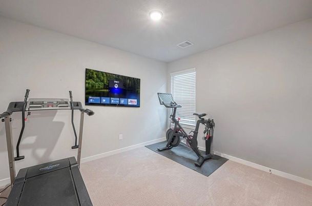 Fitness Equipment, Interior, Recessed Lighting