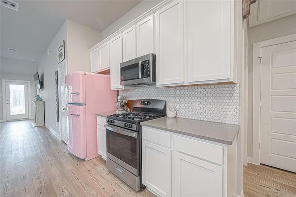 Interior, Kitchen, Wood Texture Flooring
