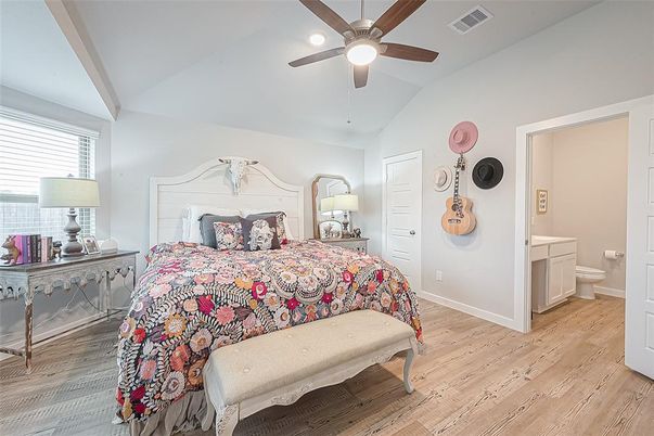 Bedroom, Interior, Wood Texture Flooring