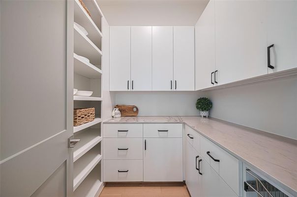 Interior, Kitchen, Wood Texture Flooring