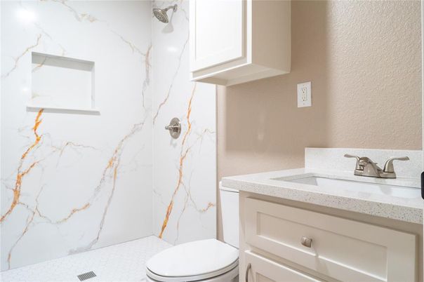Bathroom, Interior, Marble Walls