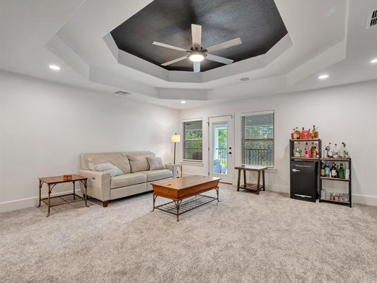 Interior, Living room, Recessed Lighting