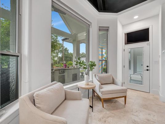 Interior, Living room, Recessed Lighting