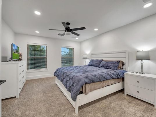 Bedroom, Interior, Recessed Lighting