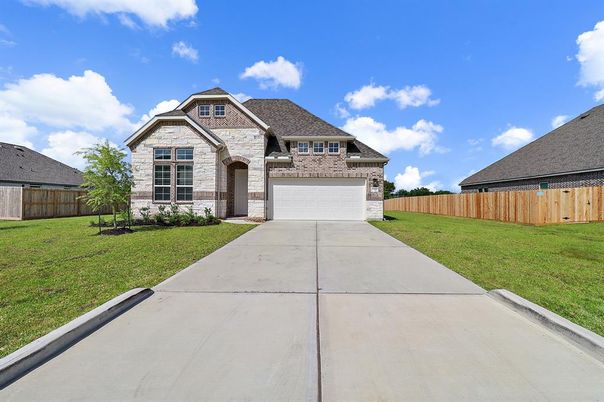 Attached, Backyard, Exterior, Facade, Brick Traditional