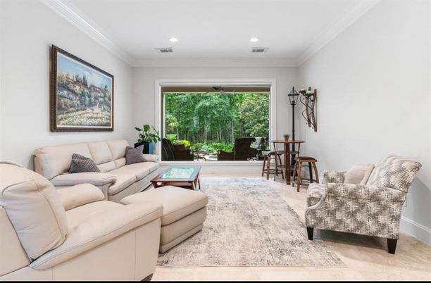 Interior, Living room, Recessed Lighting