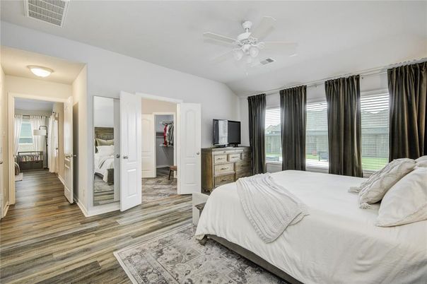 Bedroom, Interior, Wood Texture Flooring