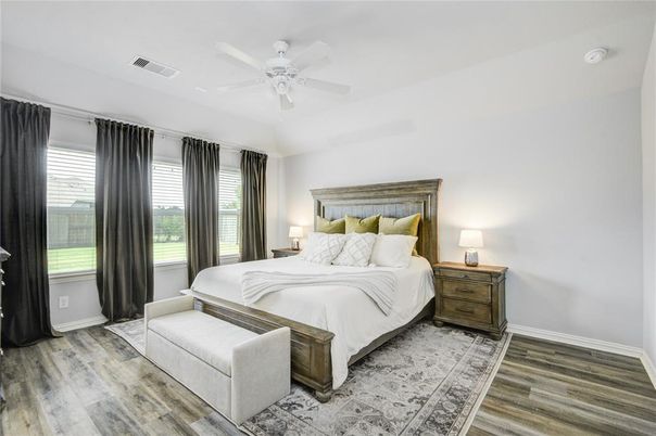 Bedroom, Interior, Wood Texture Flooring