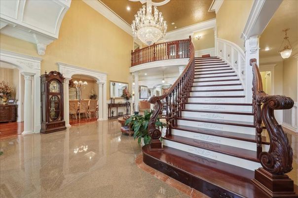 Chandelier, Dining room, Interior, Recessed Lighting