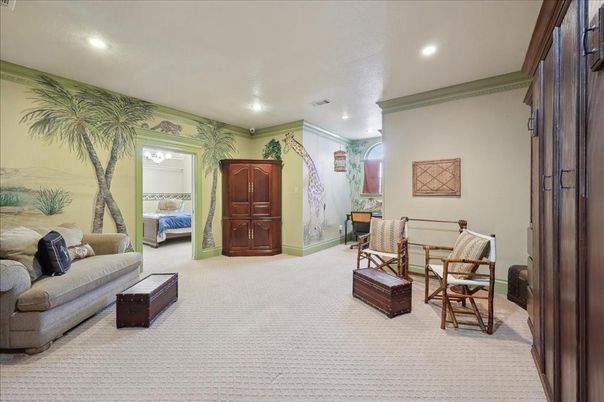 Bedroom, Interior, Recessed Lighting
