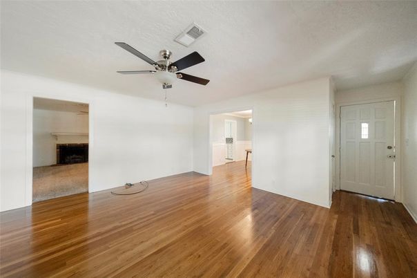 Empty room, Interior, Wood Texture Flooring
