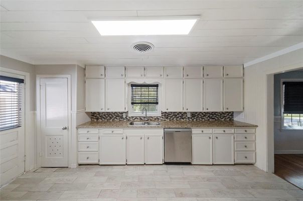 Interior, Kitchen, Wood Texture Flooring