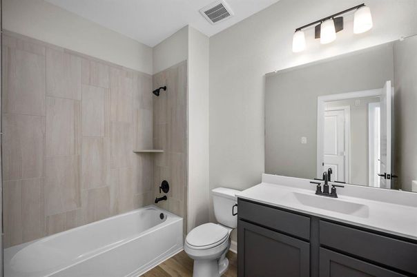 Bathroom, Interior, Wood Texture Flooring