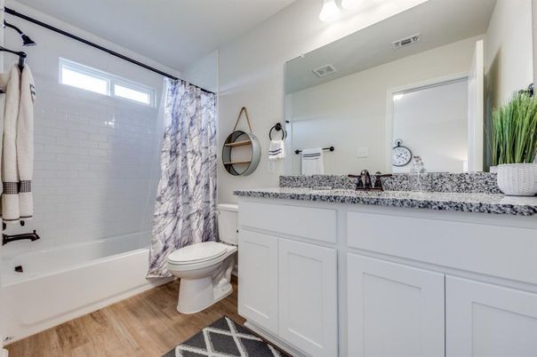 Bathroom, Interior, Wood Texture Flooring