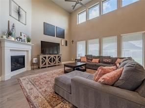 Fireplace, Interior, Living room, Wood Texture Flooring