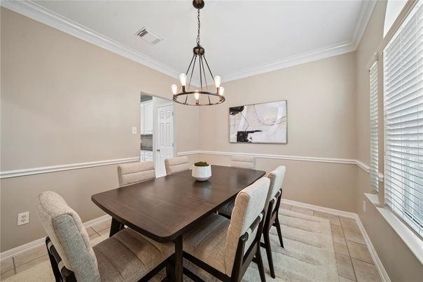 Dining room, Interior, Pendant Lights