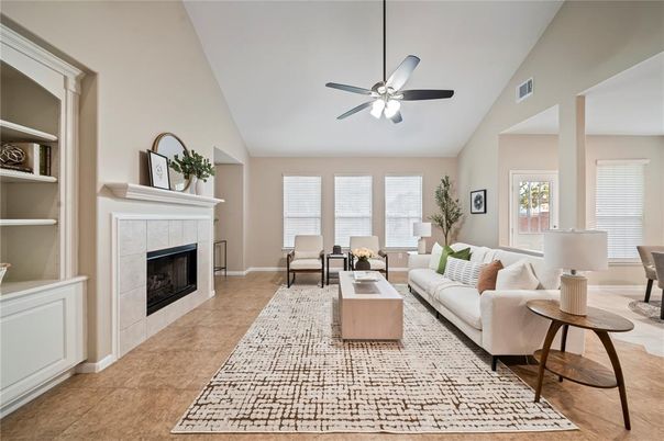 Fireplace, Interior, Living room