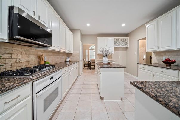 Dining room, Interior, Kitchen, Recessed Lighting, Stone Walls