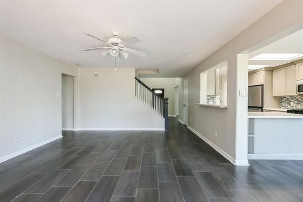 Interior, Kitchen, Wood Texture Flooring