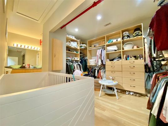 Interior, Recessed Lighting, Walk-in Closets, Wood Texture Flooring
